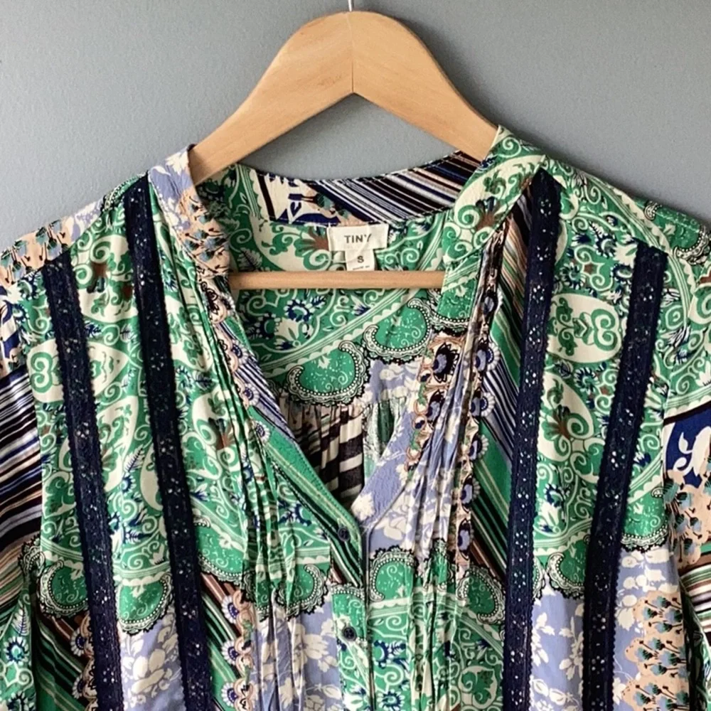 Anthropologie TINY Caviana Paisley Shirt Dress - Picture 5 of 13